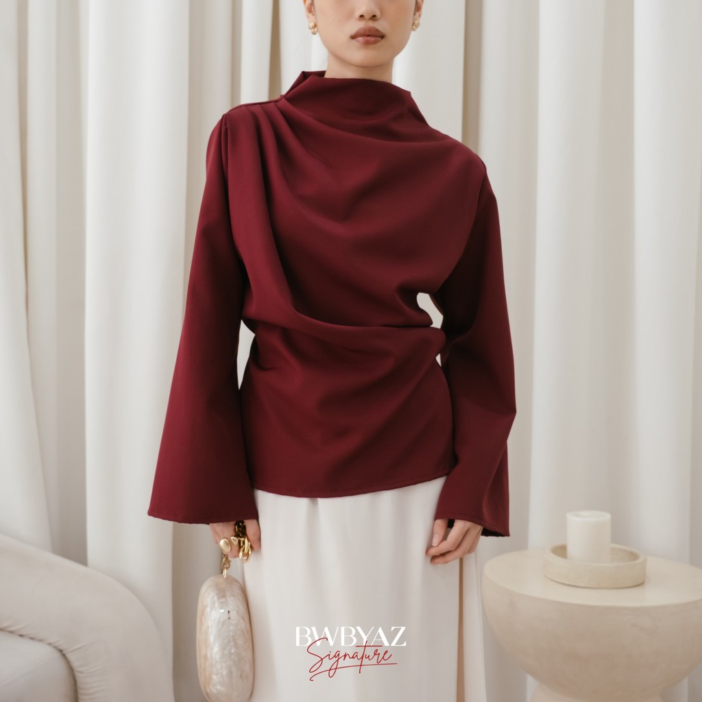 BWBYAZ SIGNATURE – Baila Draped Top