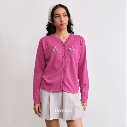 BWBYAZ - Kania Sparkle Cardigan (READY STOCK)