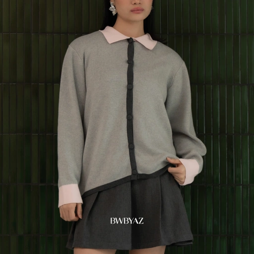 Image of BWBYAZ STAPLE EASE- Sora Knit Shirt (READY STOCK)