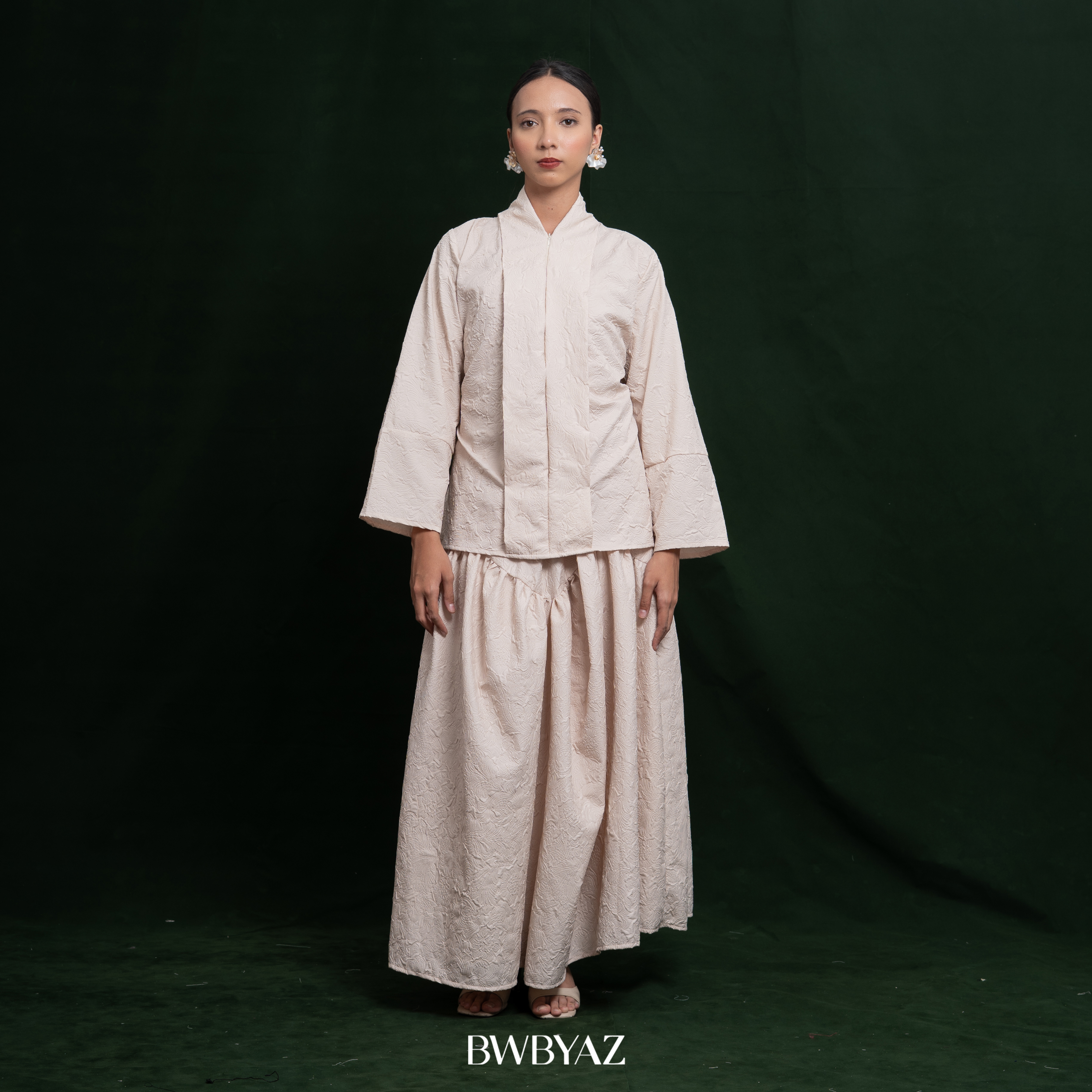 BWBYAZ RONA JELITA JMFW COLLECTION - Mareen Wave Skirt (READY STOCK)