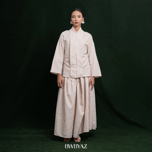 Image of BWBYAZ RONA JELITA JMFW COLLECTION - Mareen Wave Skirt (READY STOCK)