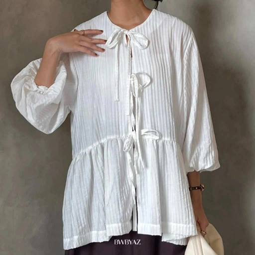 Image of BWBYAZ - AYUNDARI PLEATS OUTER (READY STOCK)