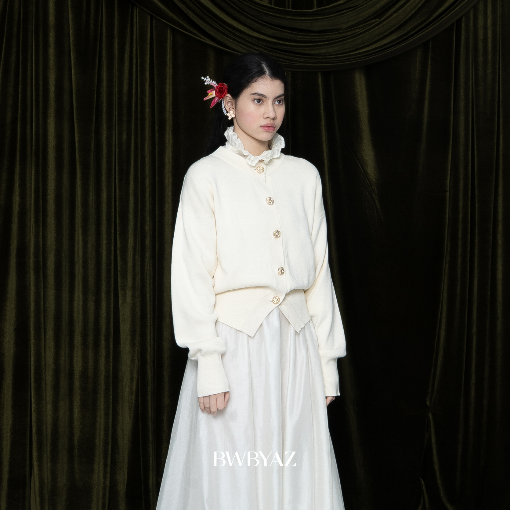 BWBYAZ - Sophia Fitted Knit (READY STOCK)