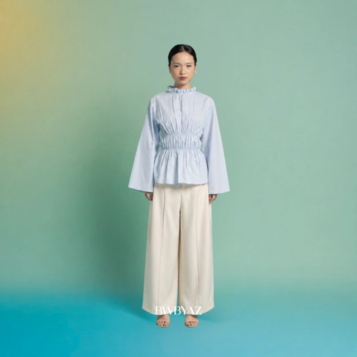 Image of BWBYAZ - Nisha Shirred Blouse