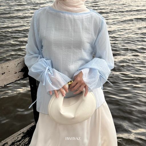 Image of SHIREEN FLARE TOP LONG SLEEVE [READY STOCK]