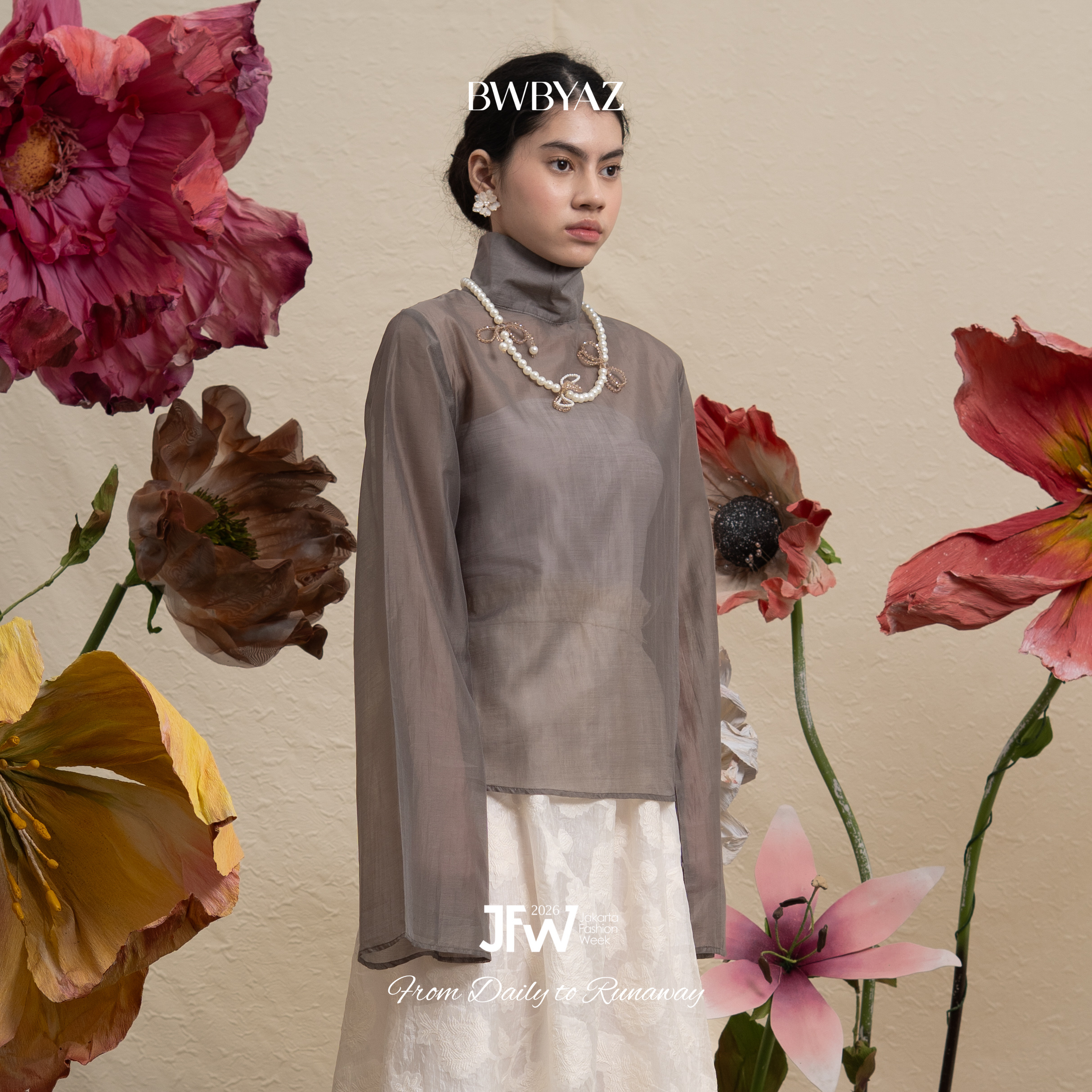 BWBYAZ JFW COLLECTION - Shanara Flare Top (READY STOCK)