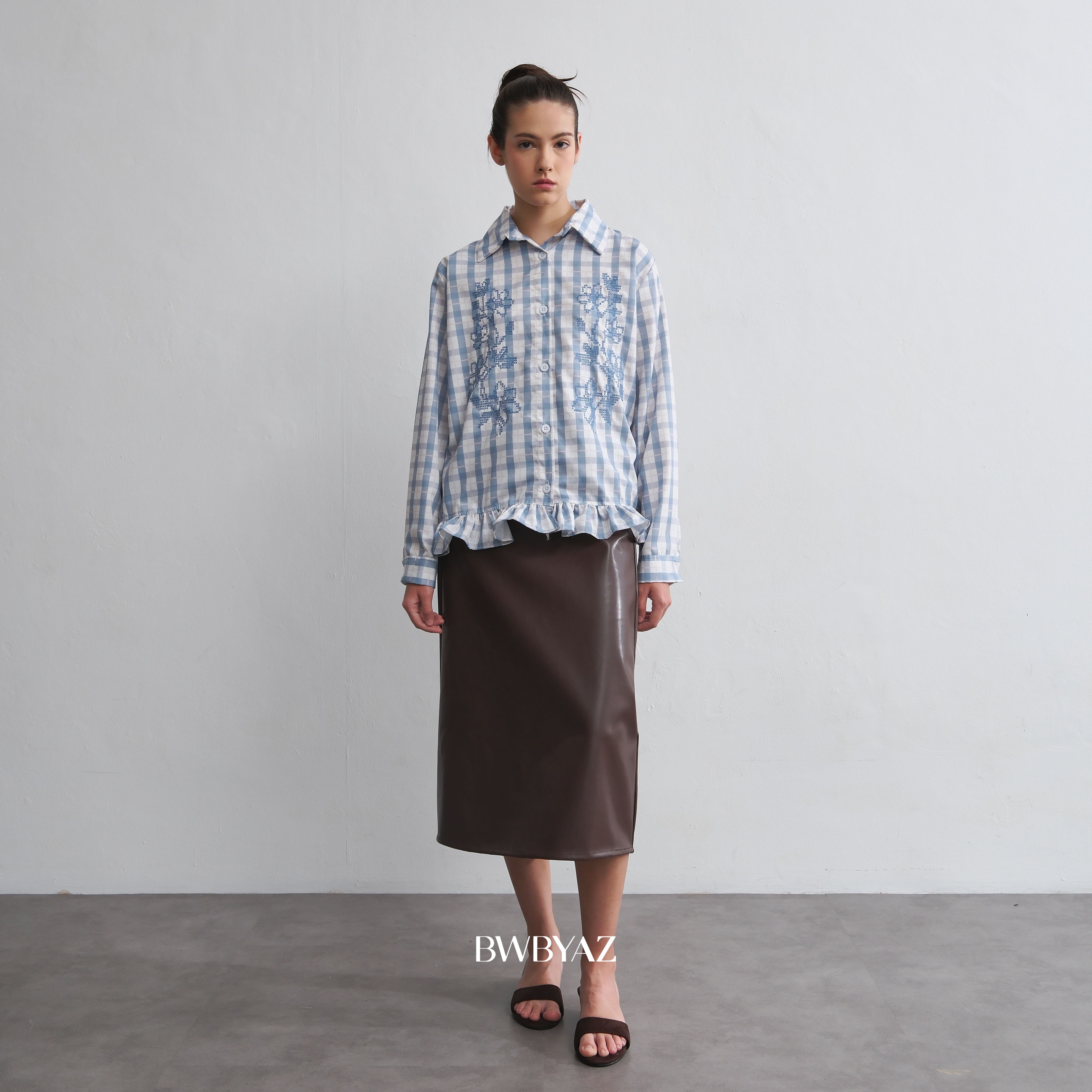 BWBYAZ - Julie Ruffle Shirt Pattern