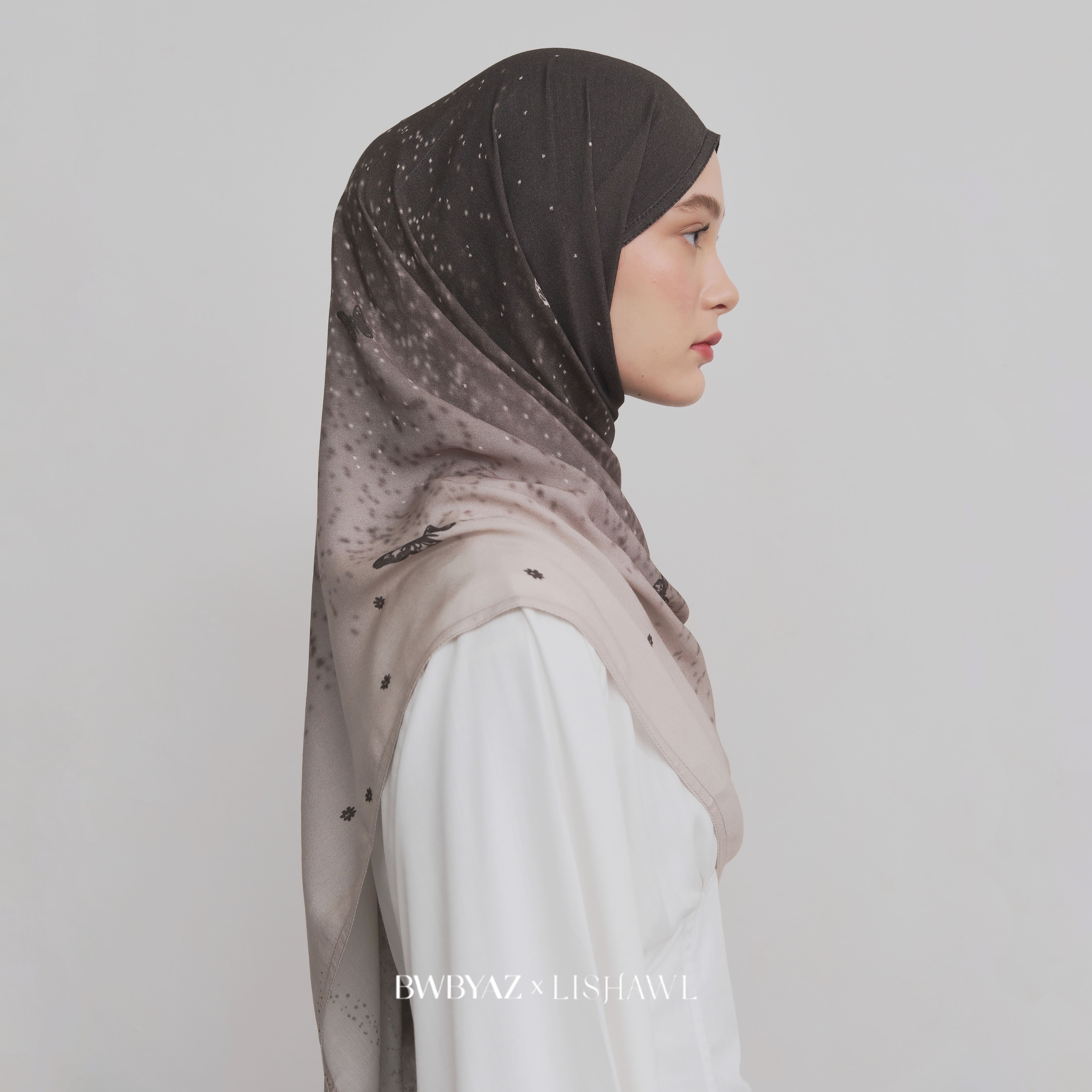 LISHAWL - Whisper Gradient Scarf (READY STOCK)