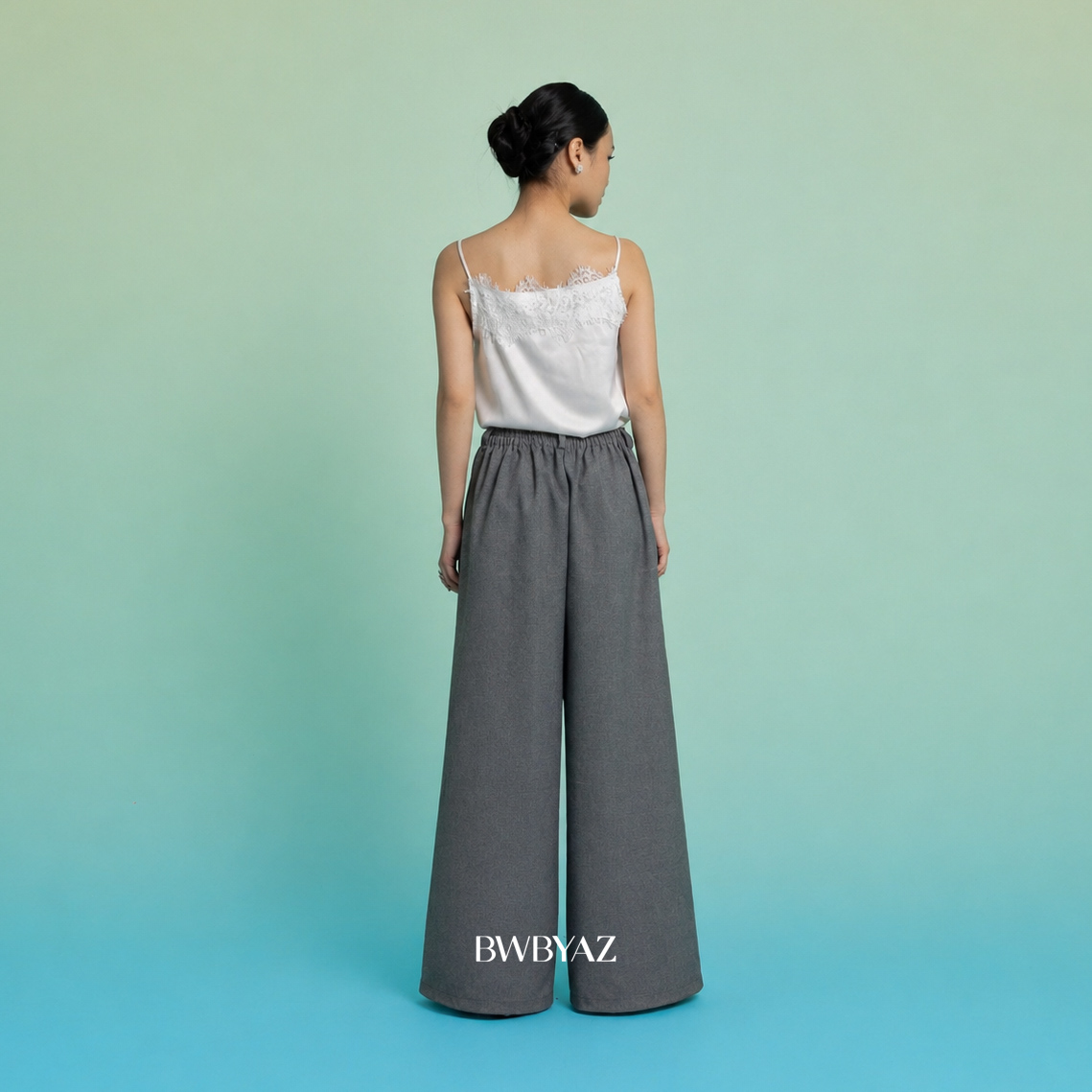 BWBYAZ - Azalea Flare Pants (READY STOCK)