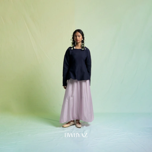 Image of BWBYAZ - Riona Peplum Knit (READY STOCK)