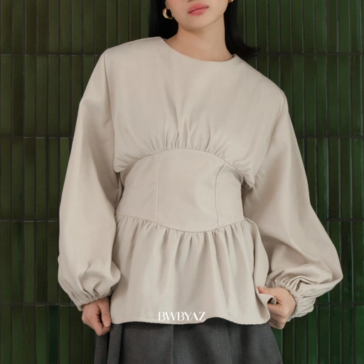 BWBYAZ - PUSPA CITA RAYA - Raisha Stagen Blouse (READY STOCK)