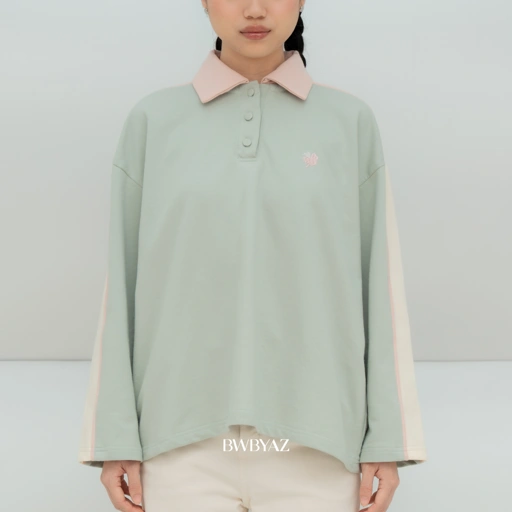 BWBYAZ - Mairyn Polo Shirt (READY STOCK)