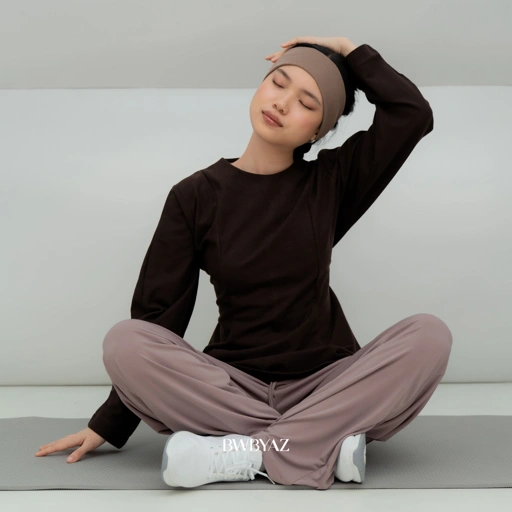 BWBYAZ - Zoe Peplum Longsleeve (READY STOCK)