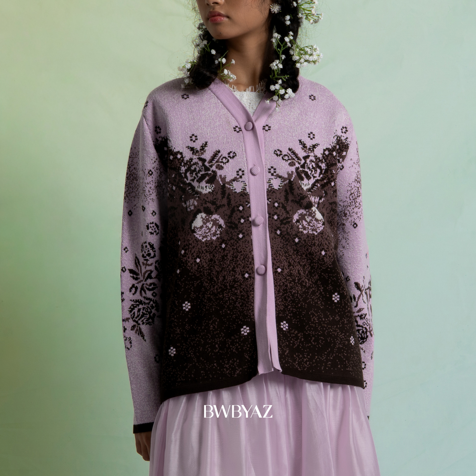 BWBYAZ JFW COLLECTION - Rosienne Knit Cardigan (READY STOCK)