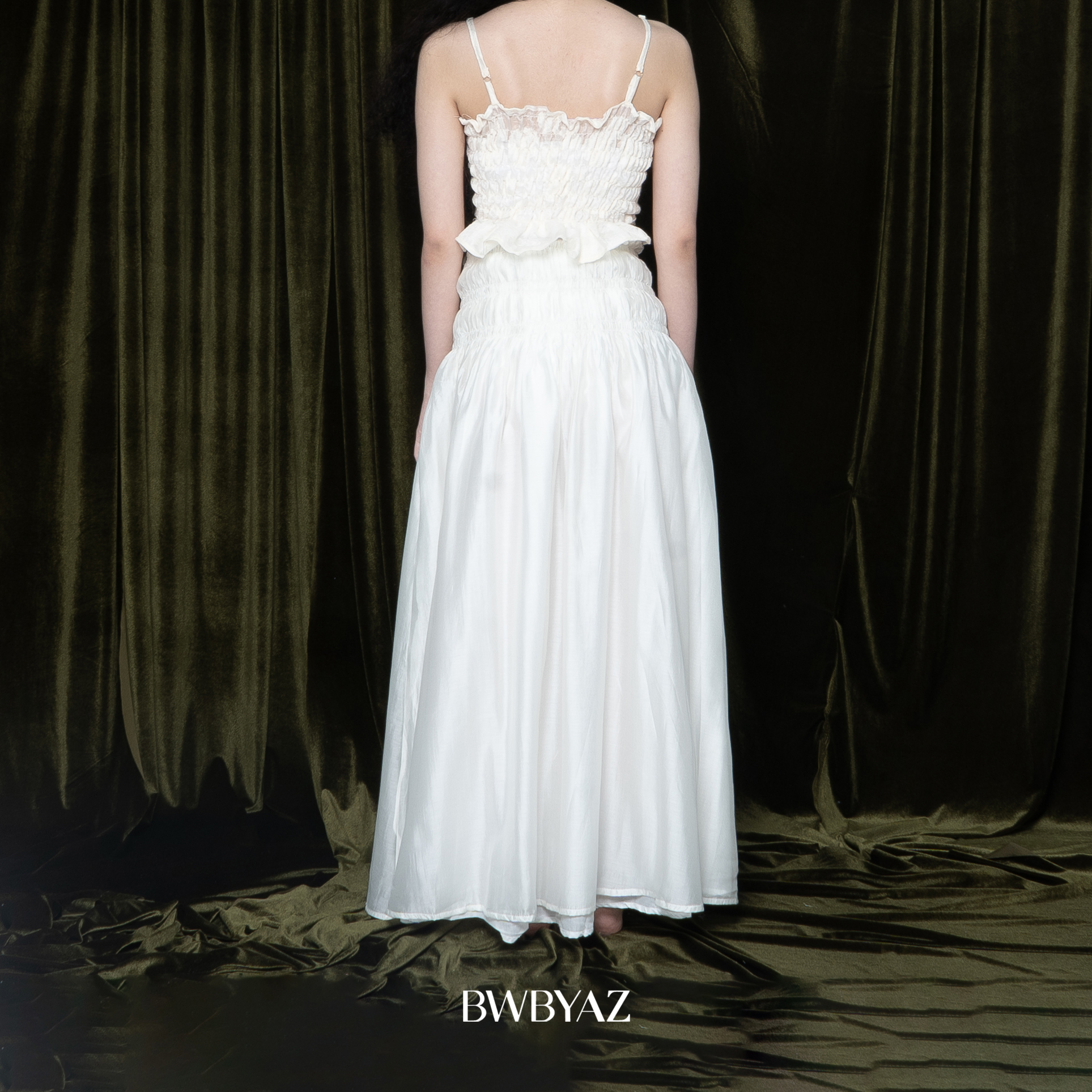BWBYAZ - Isvara Sheer Skirt (READY STOCK)