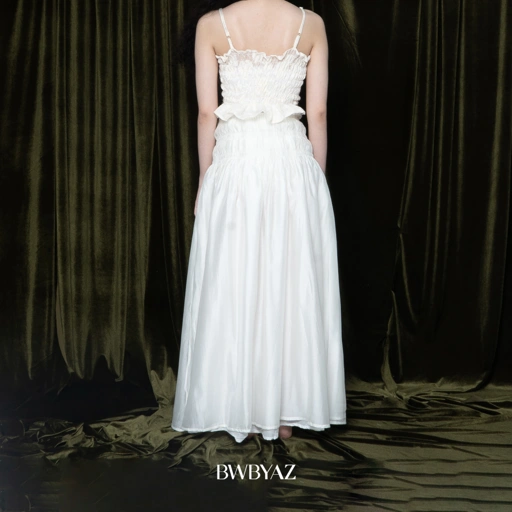 BWBYAZ - Isvara Sheer Skirt (READY STOCK)