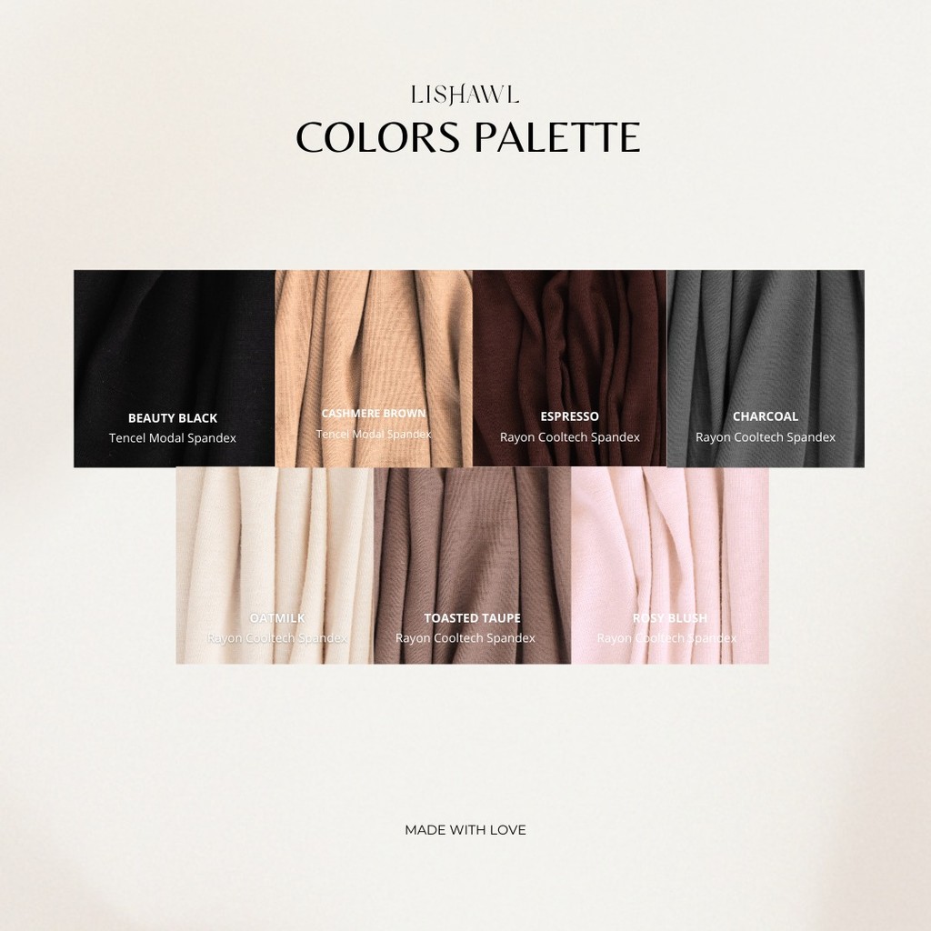 LISHAWL - Amari Long Instan Hijab (READY STOCK)
