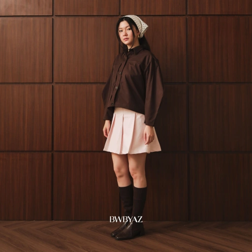 BWBYAZ - Eira Barrel Jacket (READY STOCK)