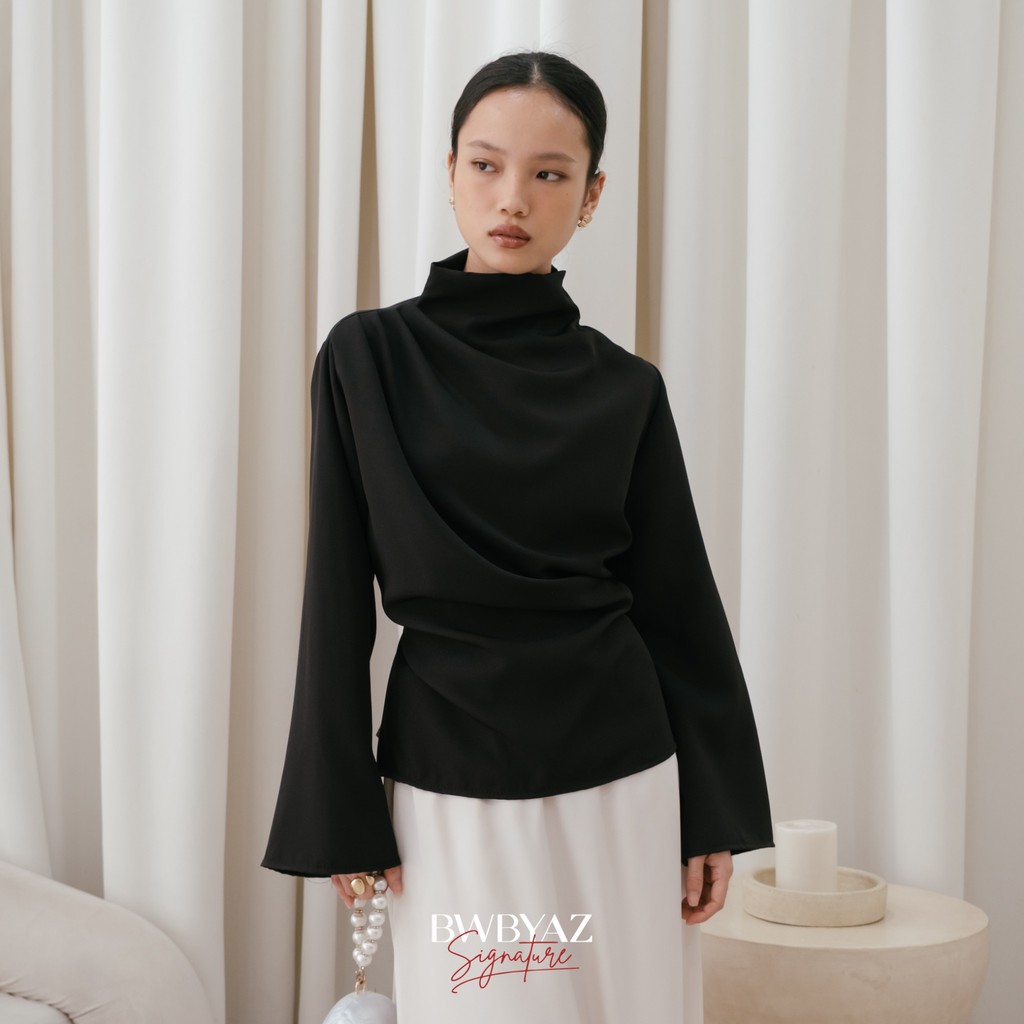 BWBYAZ SIGNATURE – Baila Draped Top