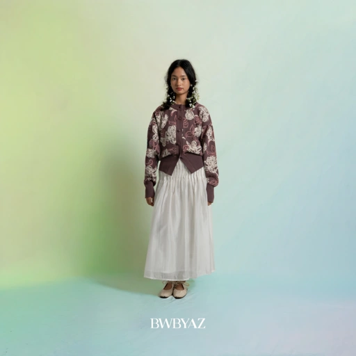 Image of BWBYAZ JFW COLLECTION - Gia Fitted Knit Cardigan