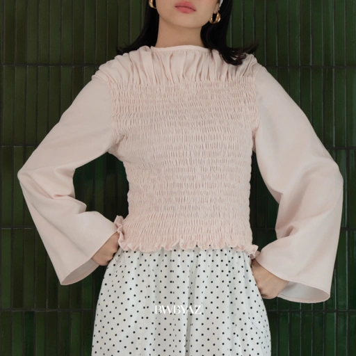 Image of BWBYAZ - Illaya Shirred Blouse