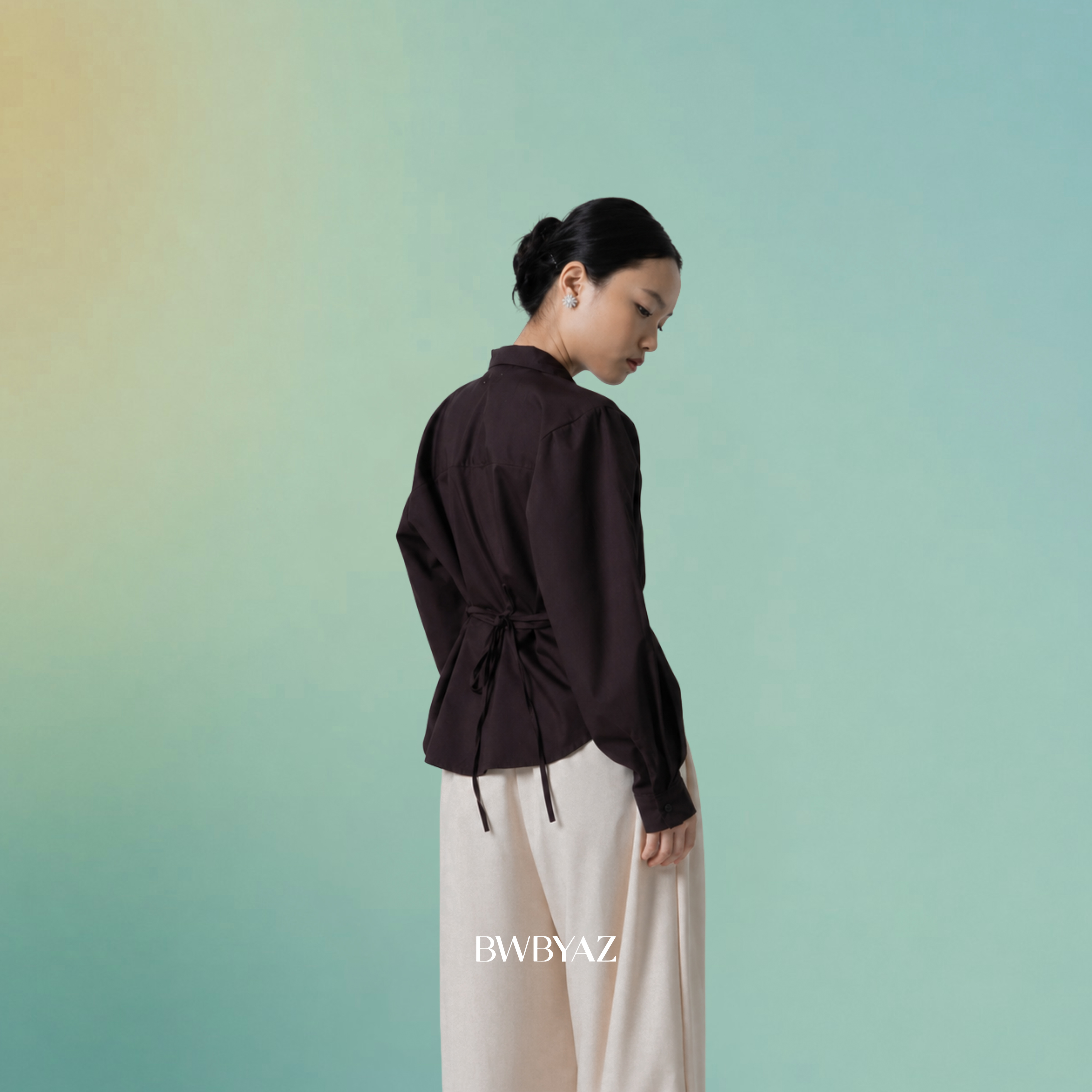 BWBYAZ - Sasmita Blooming Shirt' (READY STOCK)