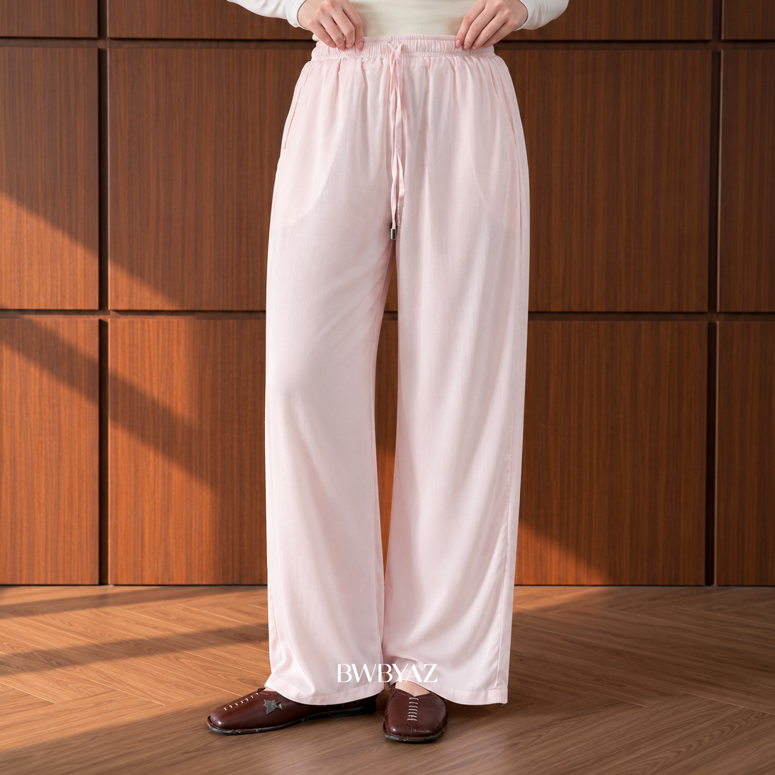 BWBYAZ - Rianka Loose Pants (READY STOCK)