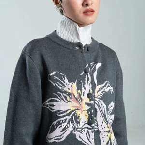 Image of BWYAZ JFW COLLECTION - LORAINE BLOOMING CARDIGAN (READY STOCK)