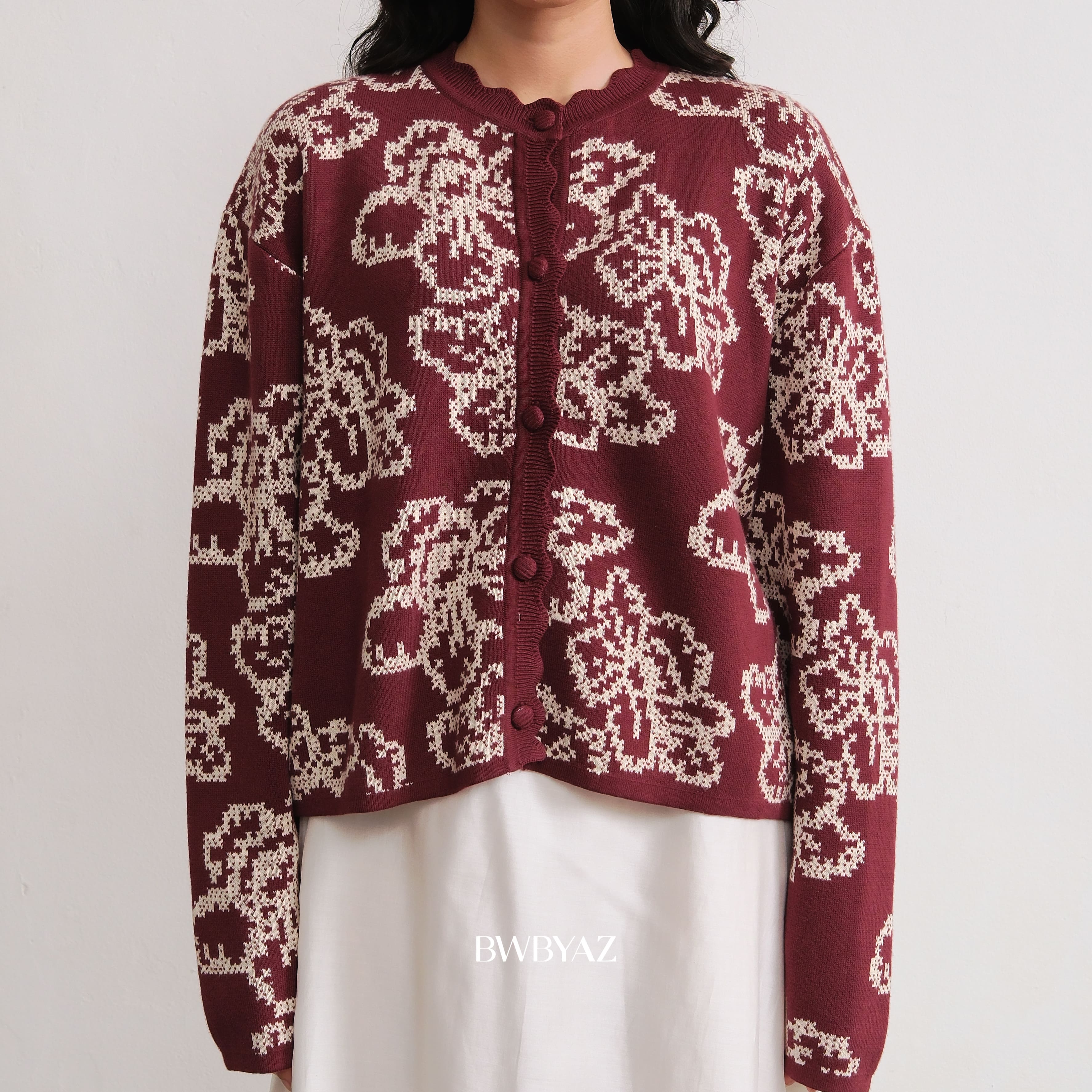 BWBYAZ - Thiana Blooming Cardigan