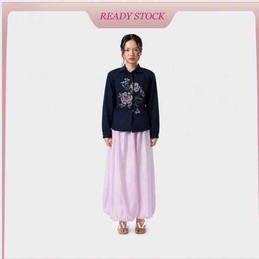 Image of BWBYAZ - Varette Embroidery Shirt (READY STOCK).