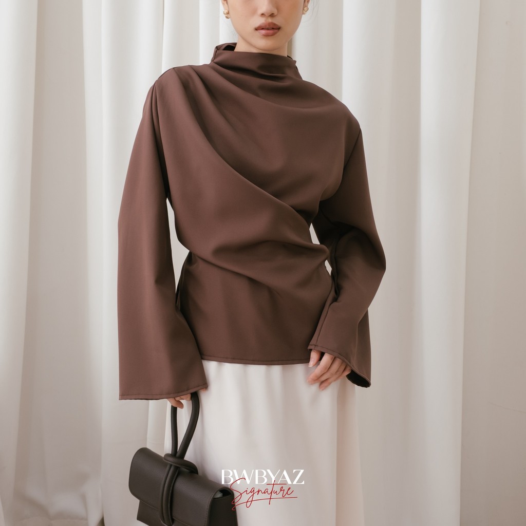 BWBYAZ SIGNATURE – Baila Draped Top