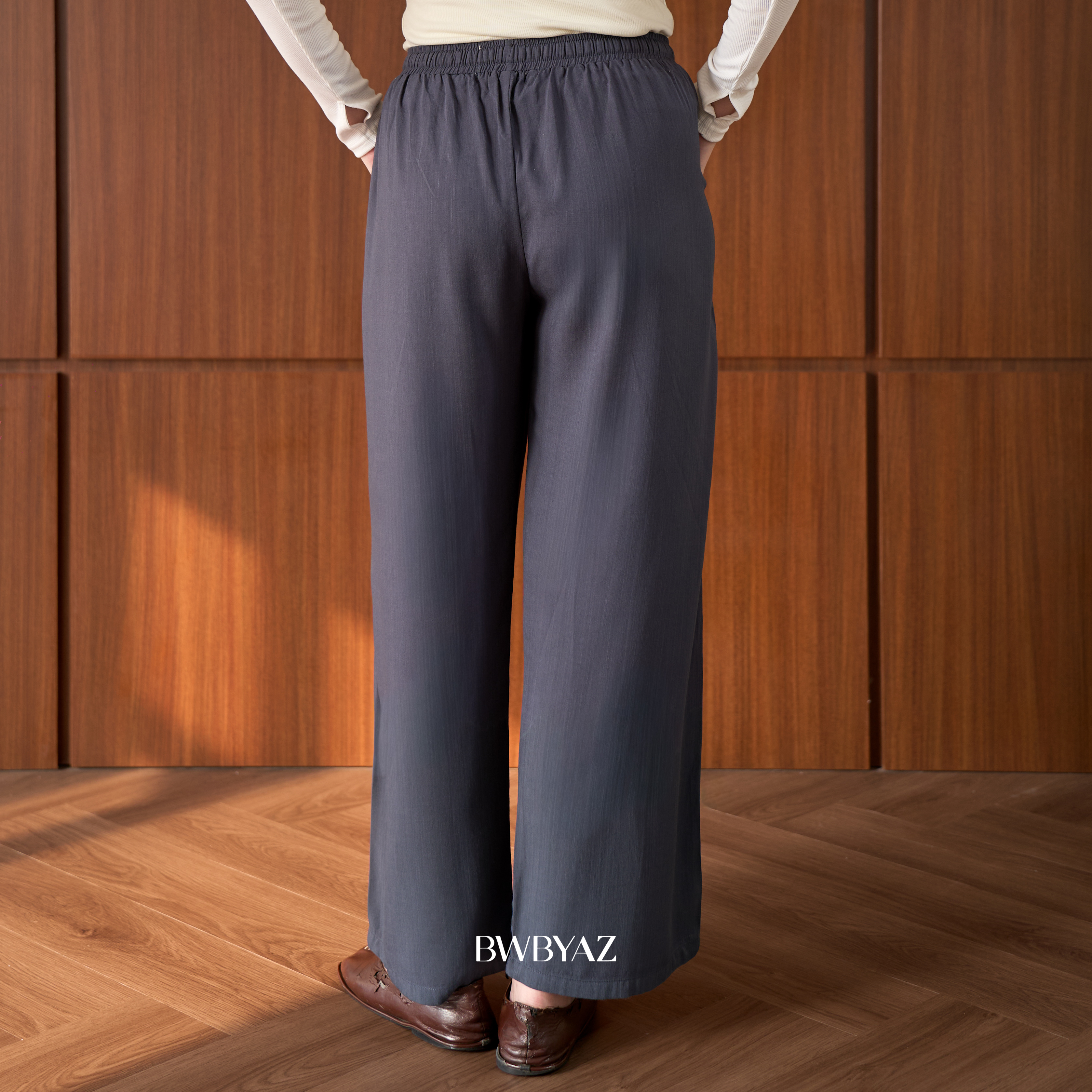 BWBYAZ - Rianka Loose Pants (READY STOCK)