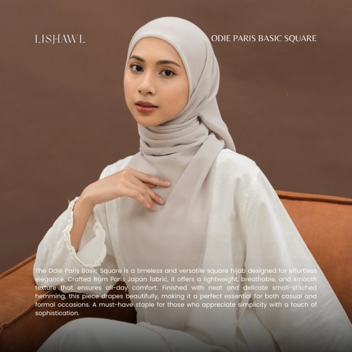 Image of LISHAWL - Odie Paris Basic Square (READY STOCK)
