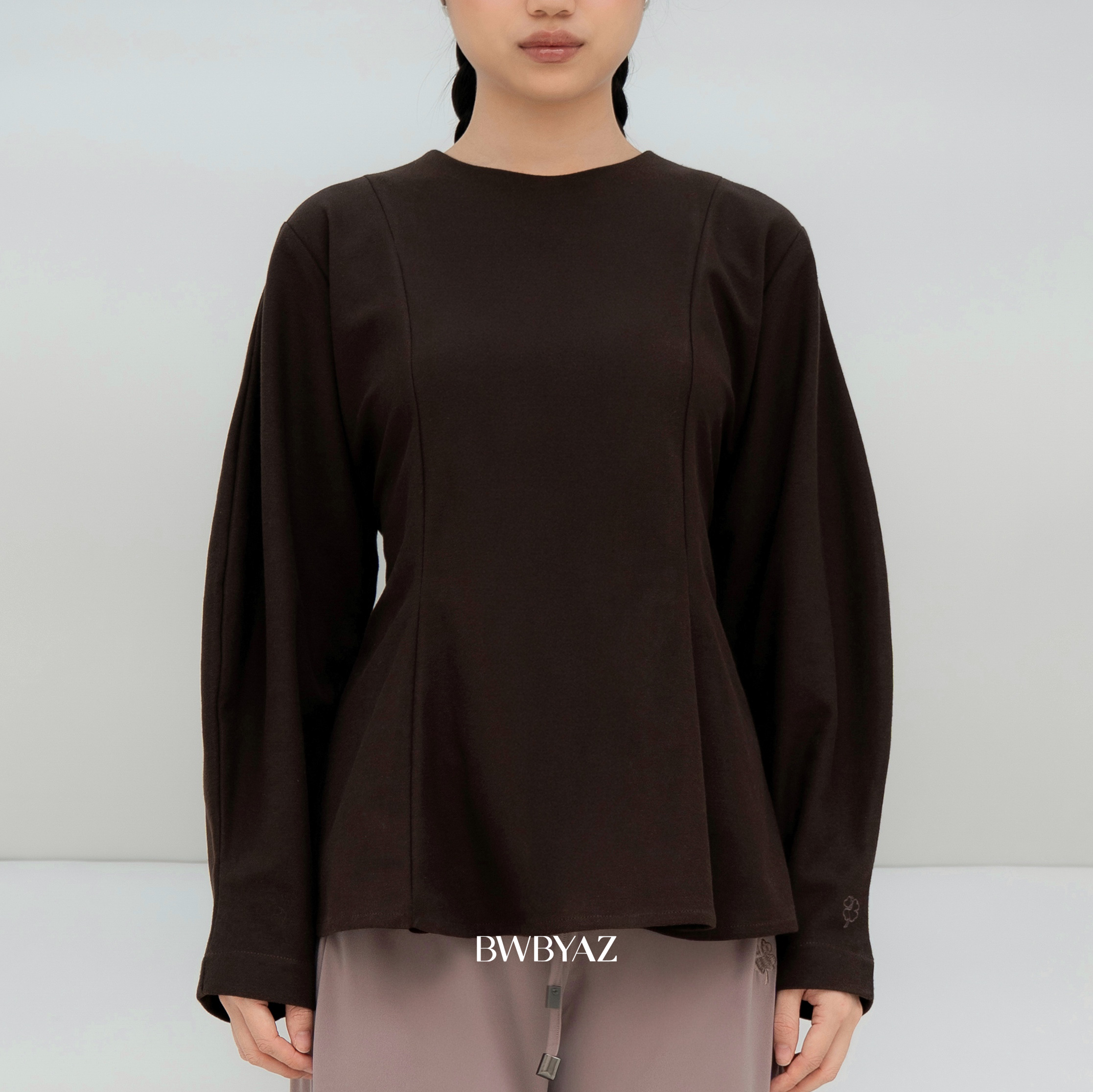 BWBYAZ - Zoe Peplum Longsleeve