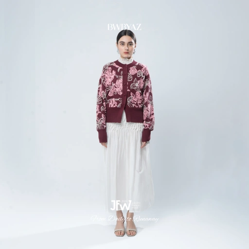 Image of BWBYAZ JFW COLLECTION - Gia Fitted Knit Cardigan (READY STOCK)
