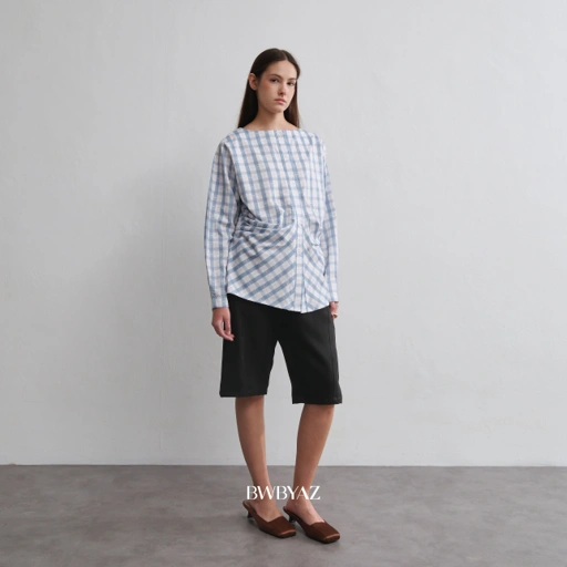 BWBYAZ - Veyra Shirred Shirt Pattern