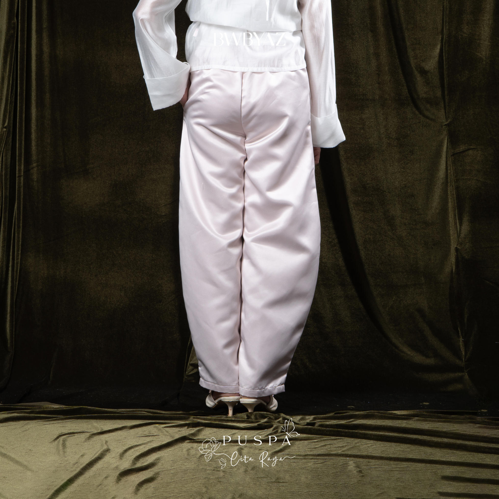 BWBYAZ - PUSPA CITA RAYA - Nona Ayani Barrel Pants (READY STOCK)