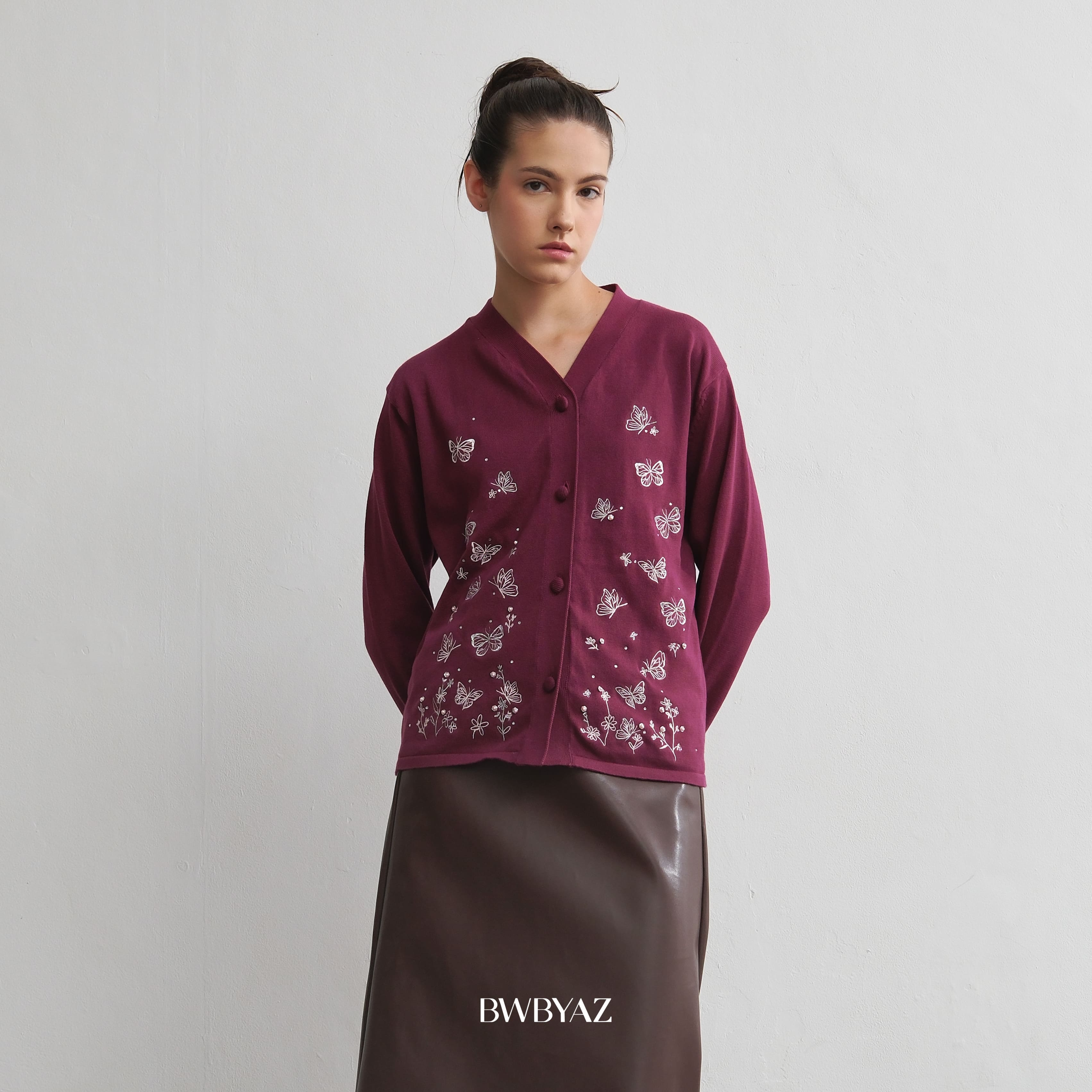 BWBYAZ - Svala Embroidery Cardigan