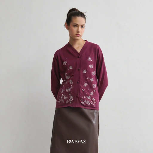 BWBYAZ - Svala Embroidery Cardigan