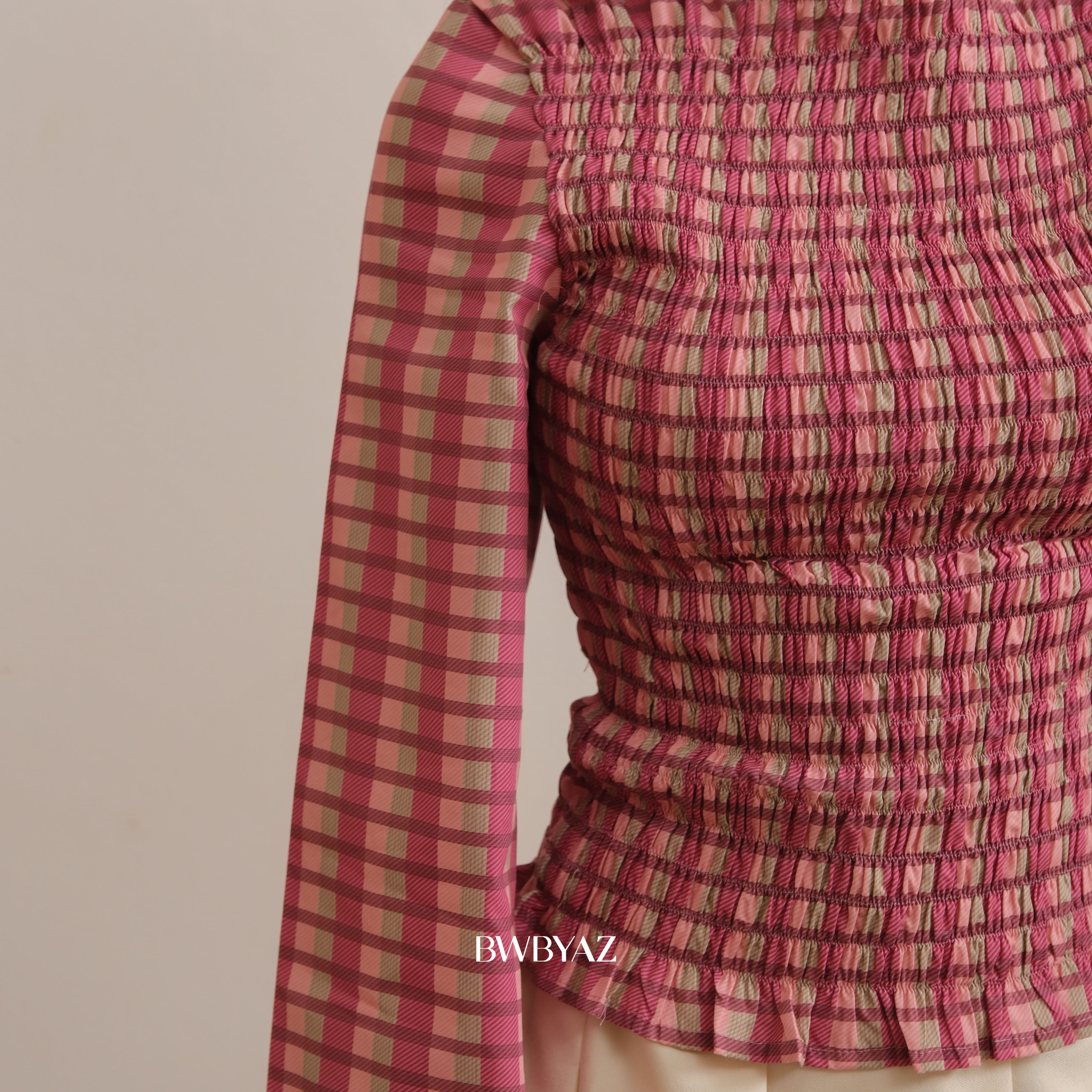 BWBYAZ - Illaya Shirred Blouse