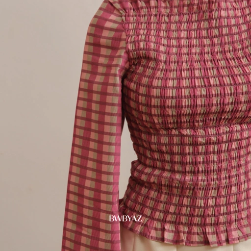BWBYAZ - Illaya Shirred Blouse