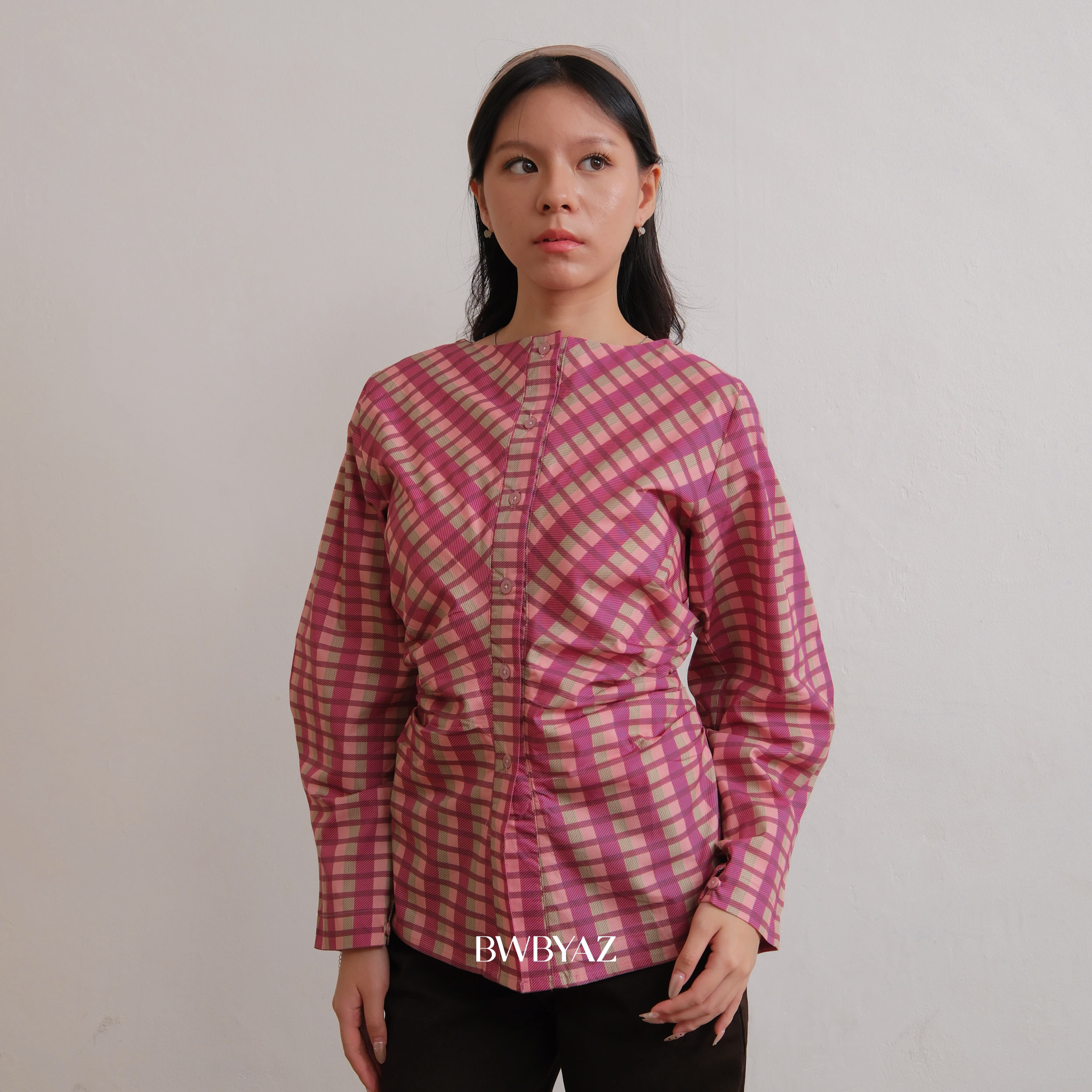 BWBYAZ - Veyra Shirred Shirt Pattern