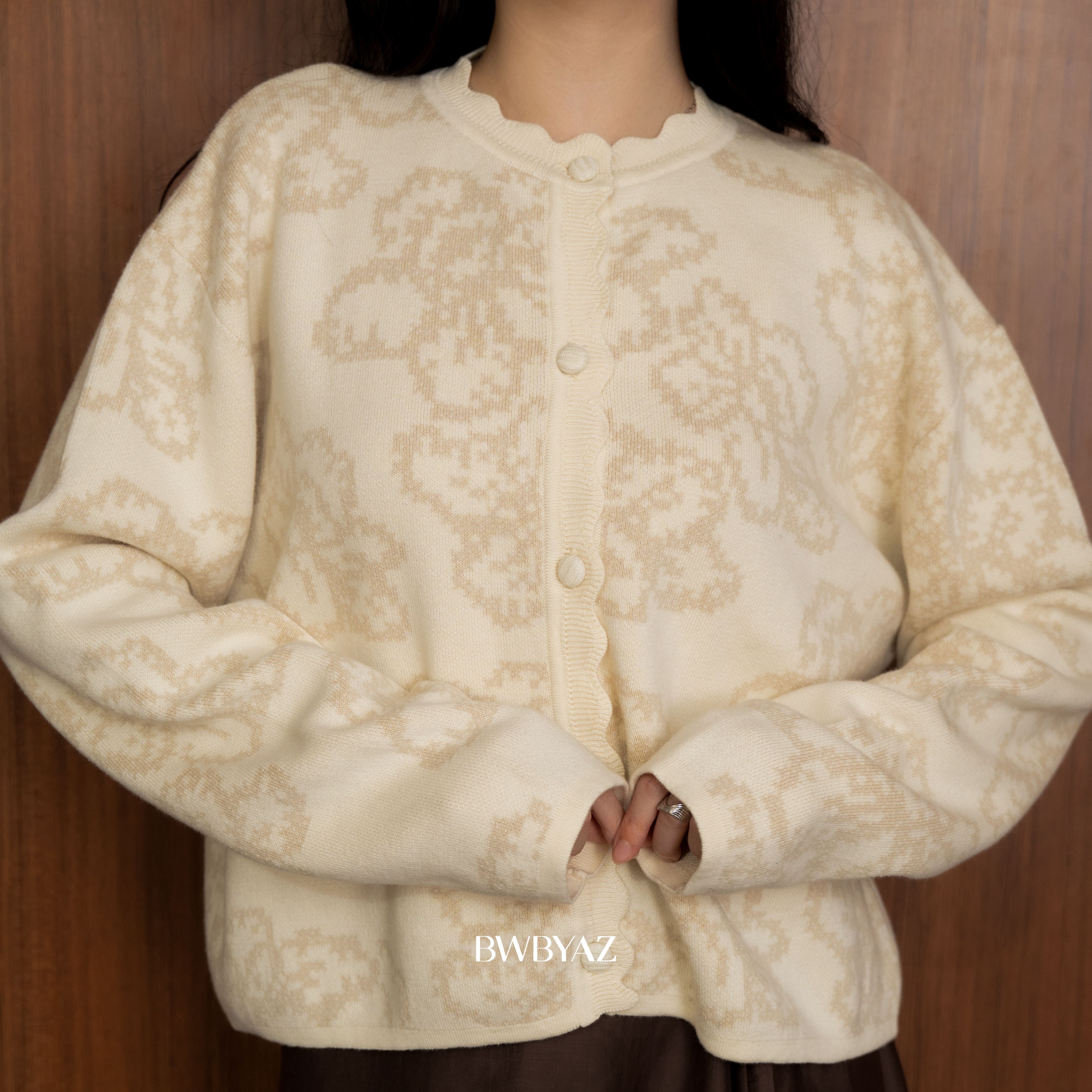 BWBYAZ - Thiana Blooming Cardigan