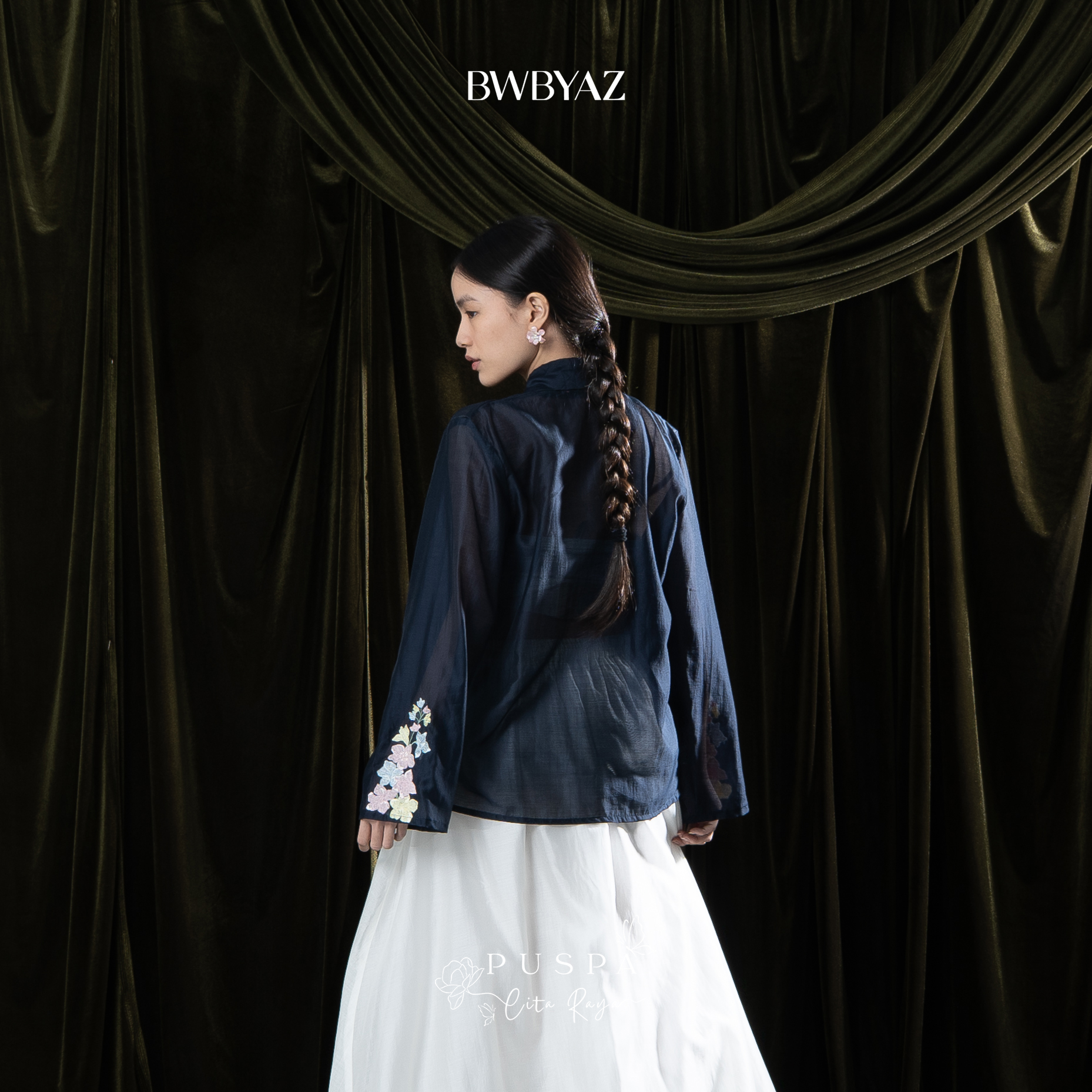BWBYAZ - PUSPA CITA RAYA - Nona Serona Sheer Embroidery (READY STOCK)