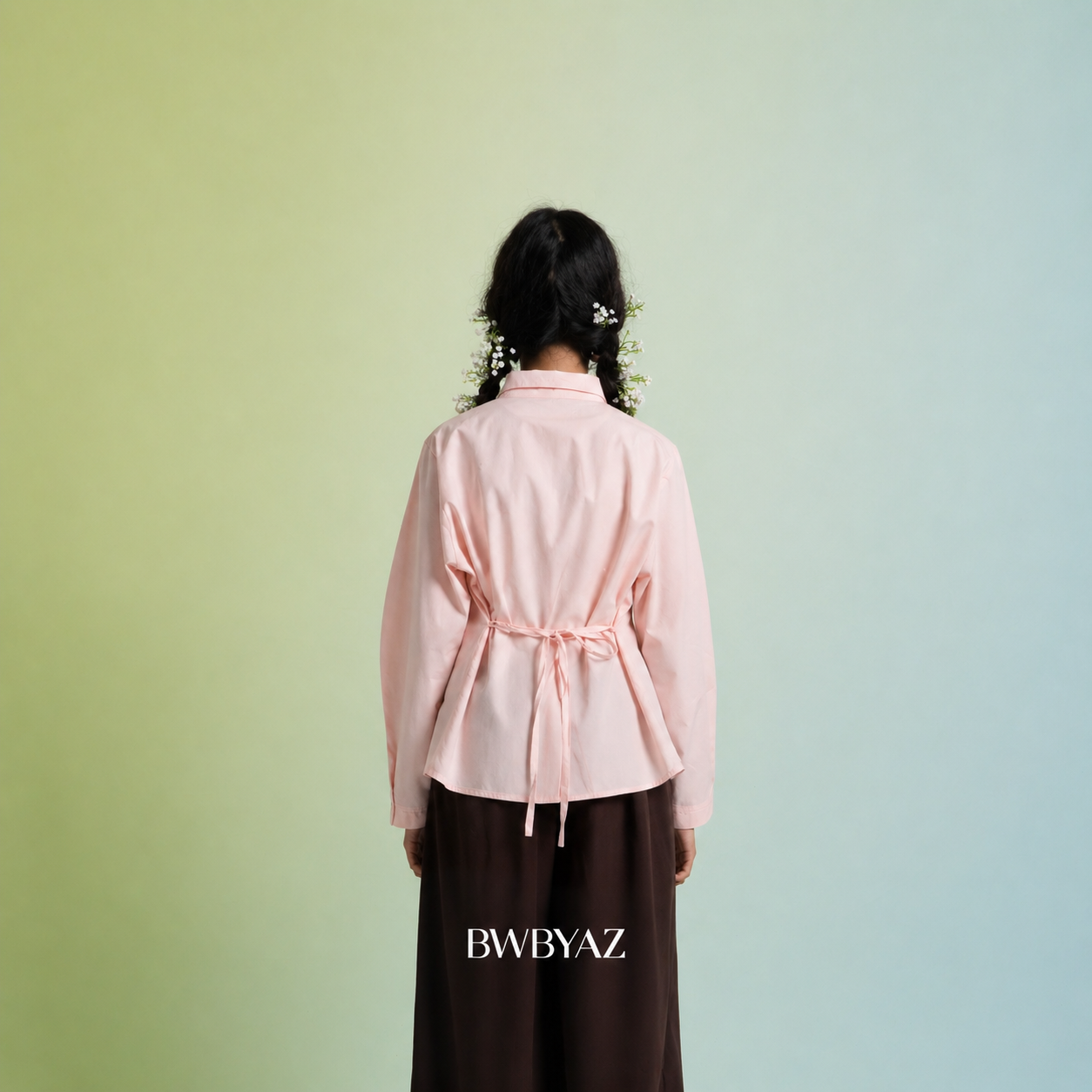 BWBYAZ - Veyline Barrel Shirt (READY STOCK)