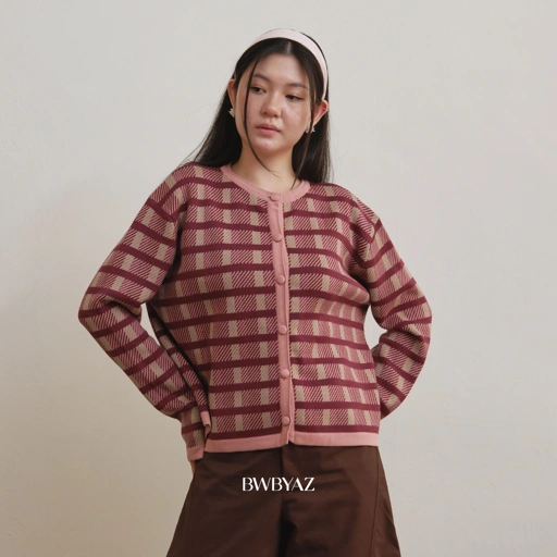 BWBYAZ - Rasya Knit Cardigan (READY STOCK)