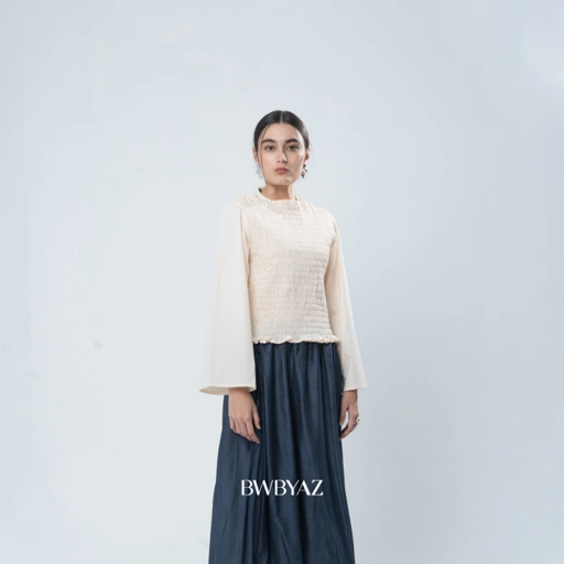 Image of BWBYAZ - Illaya Shirred Blouse