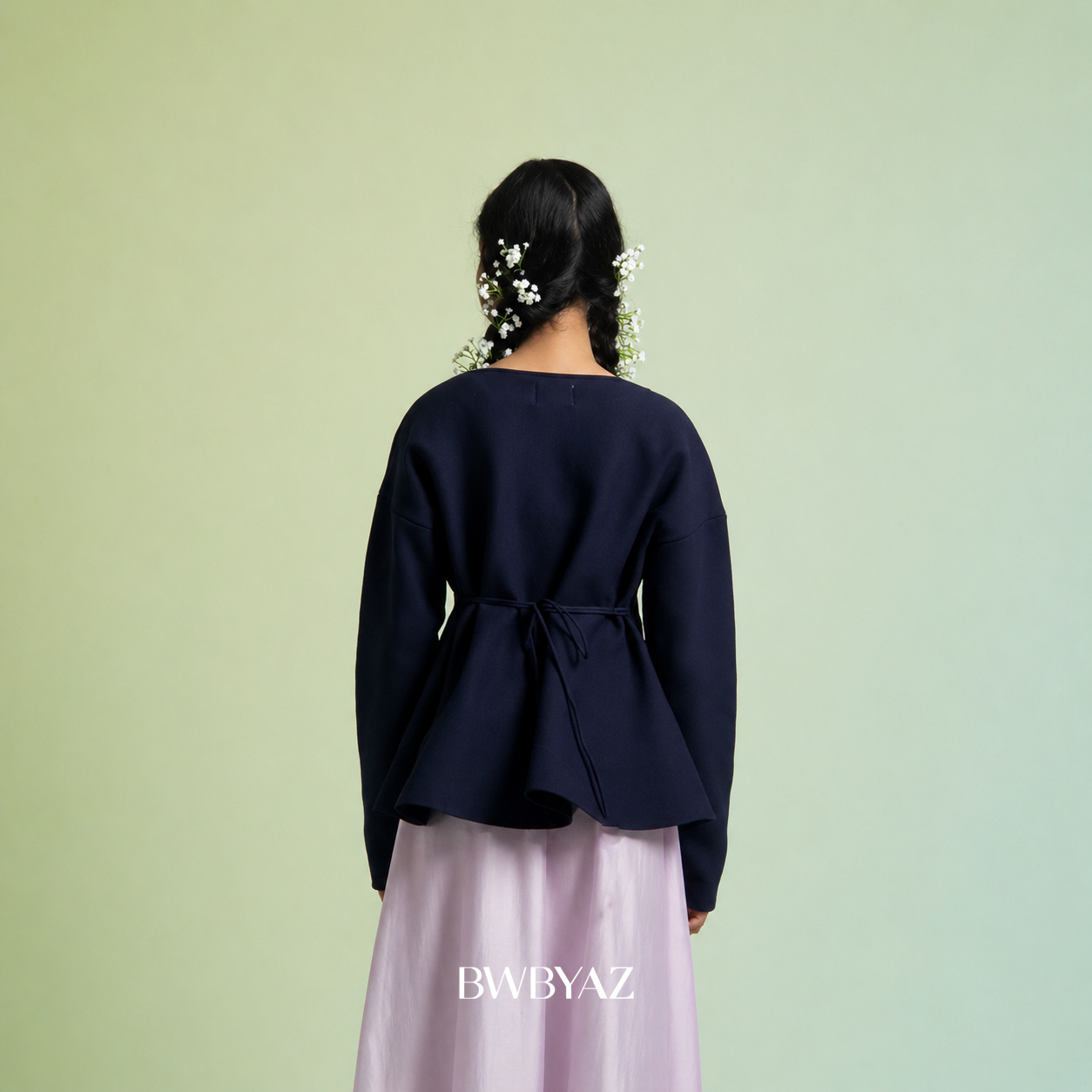 BWBYAZ - Riona Peplum Knit (READY STOCK)