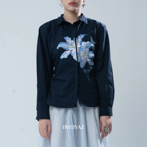 Image of BWBYAZ - Thaliana Blooming Shirt