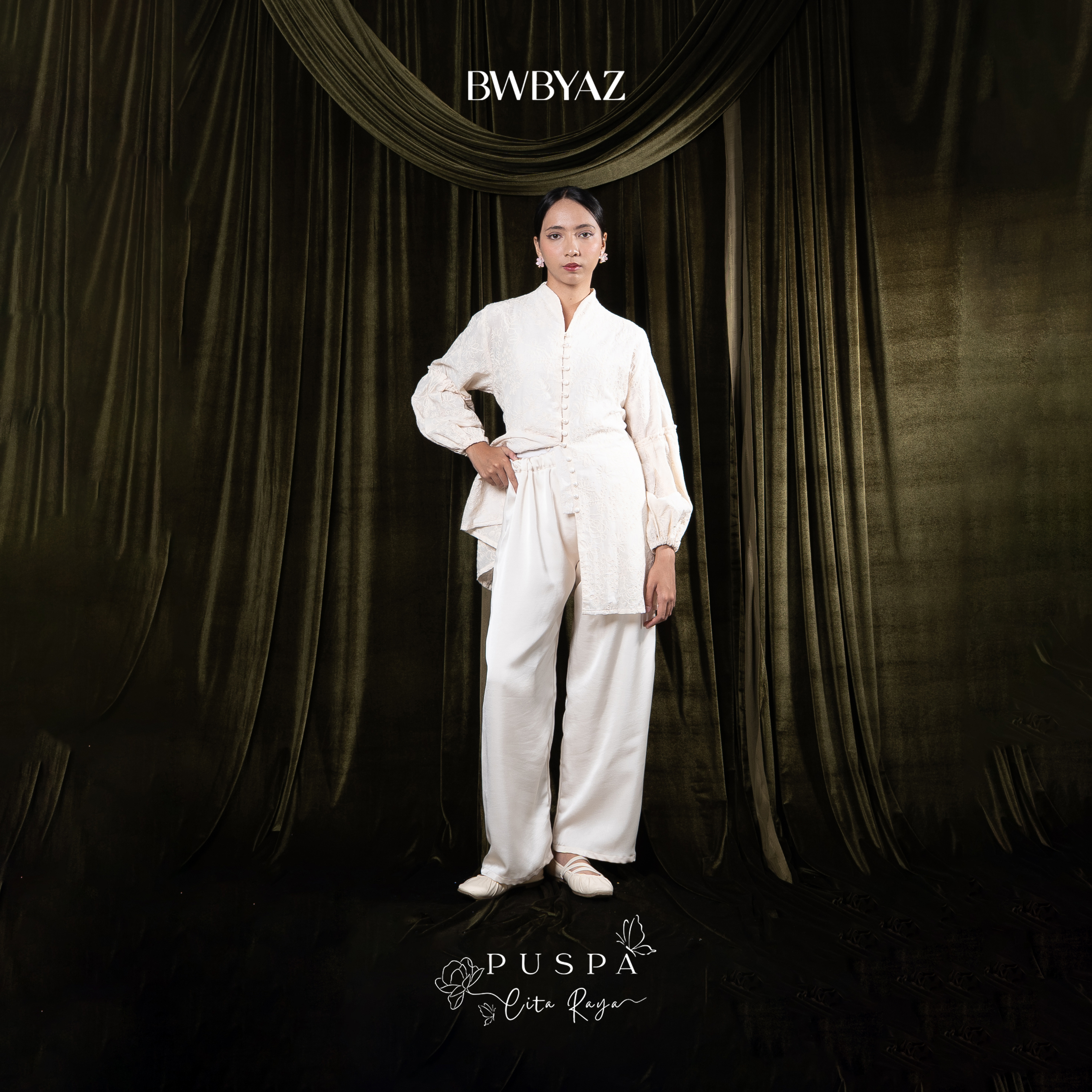 BWBYAZ - PUSPA CITA RAYA - Nona Sasnaya Trousers Pants (READY STOCK)